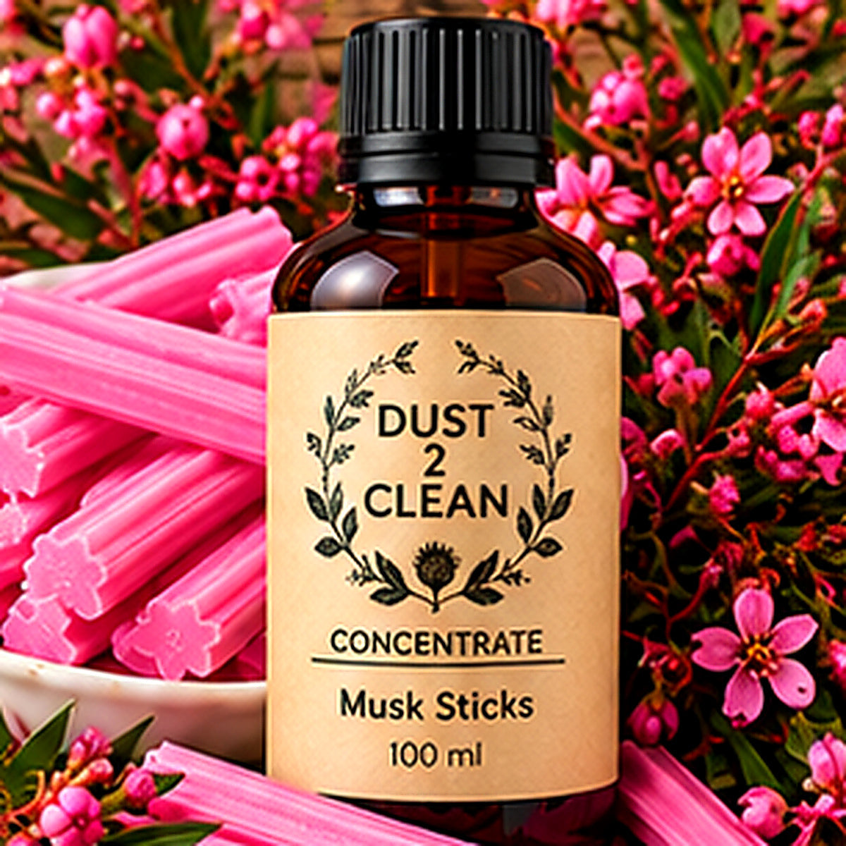 Dust 2 Clean Musk Sticks 100ml concentrate