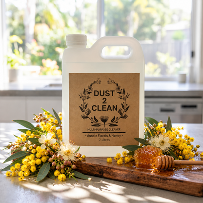 Dust 2 Clean Aussie Florals & Honey Multipurpose Cleaner 2L