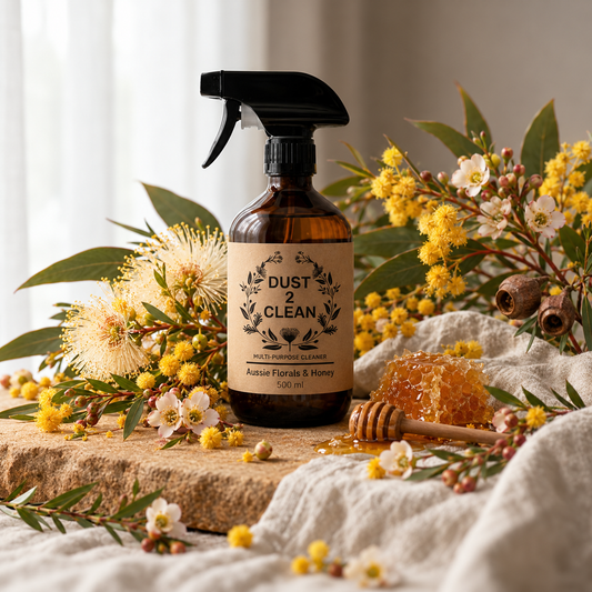 Dust 2 Clean Aussie Florals & Honey Multipurpose Cleaner 500ml