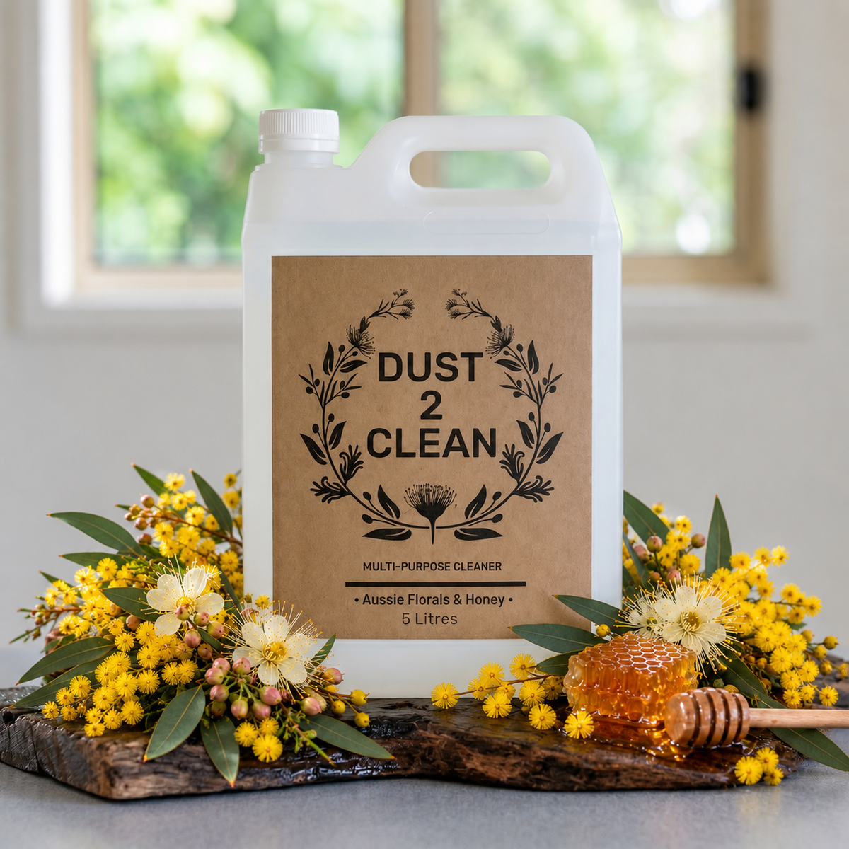 Dust 2 Clean Aussie Florals & Honey Multipurpose Cleaner 5L
